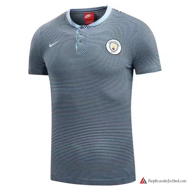 Polo Manchester City 2017-2018 Gris Claro